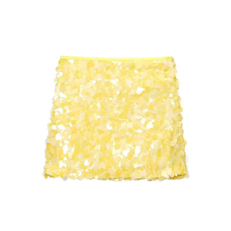 ARYA SEQUIN MINI SKIRT