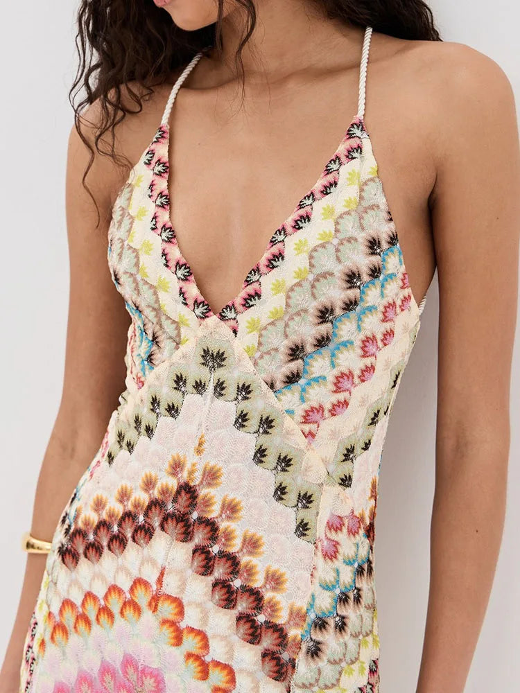 NANA PRINT MAXI DRESS