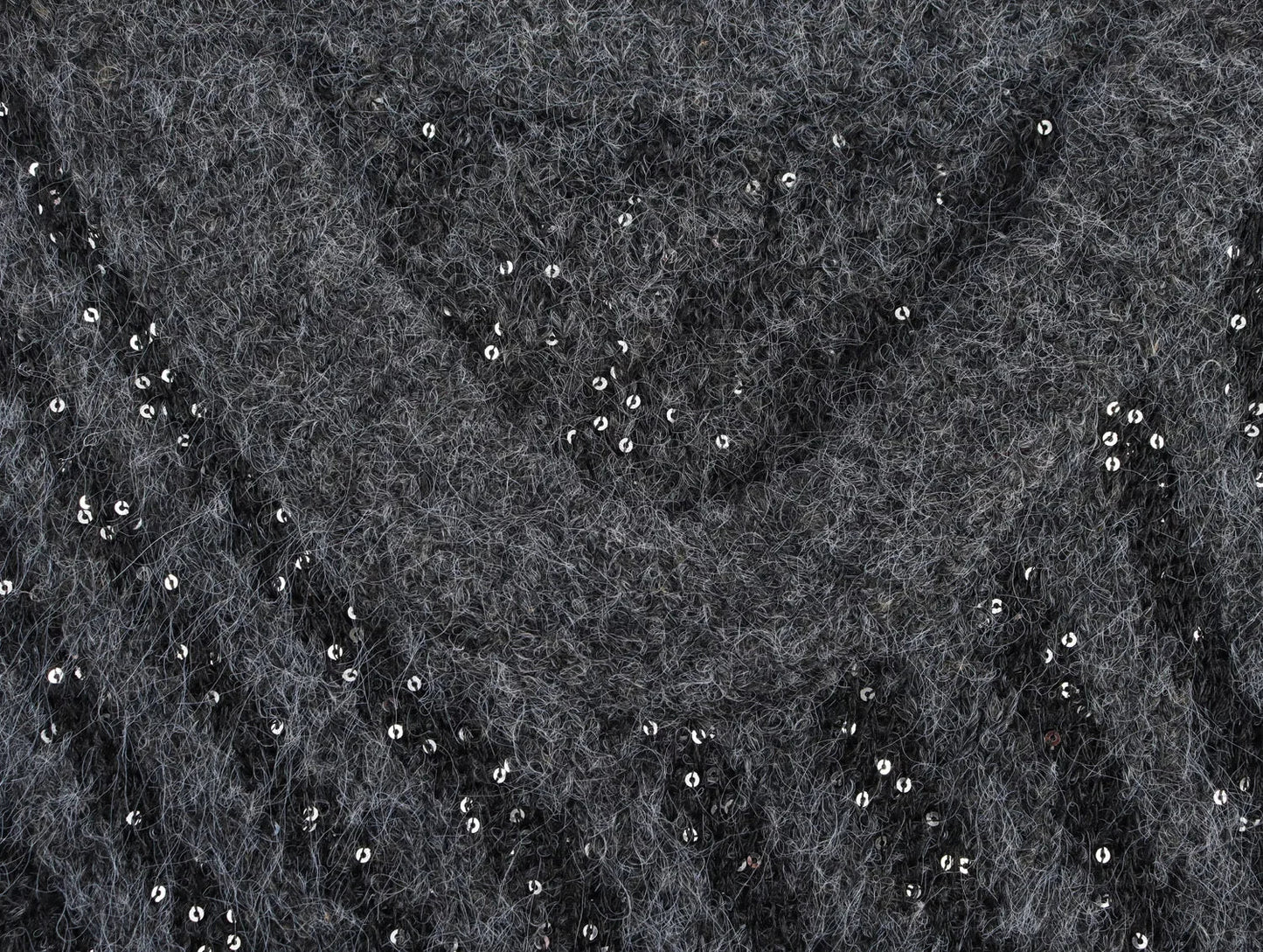 SEQUIN KNITTED SWEATER VEST
