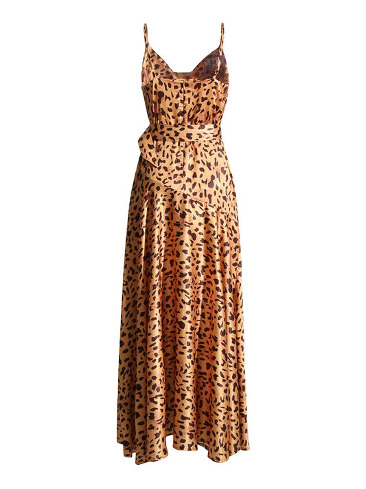 MEIKA LEOPARD DRESS
