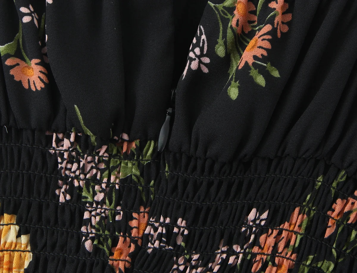 SARA FLORAL MINI DRES