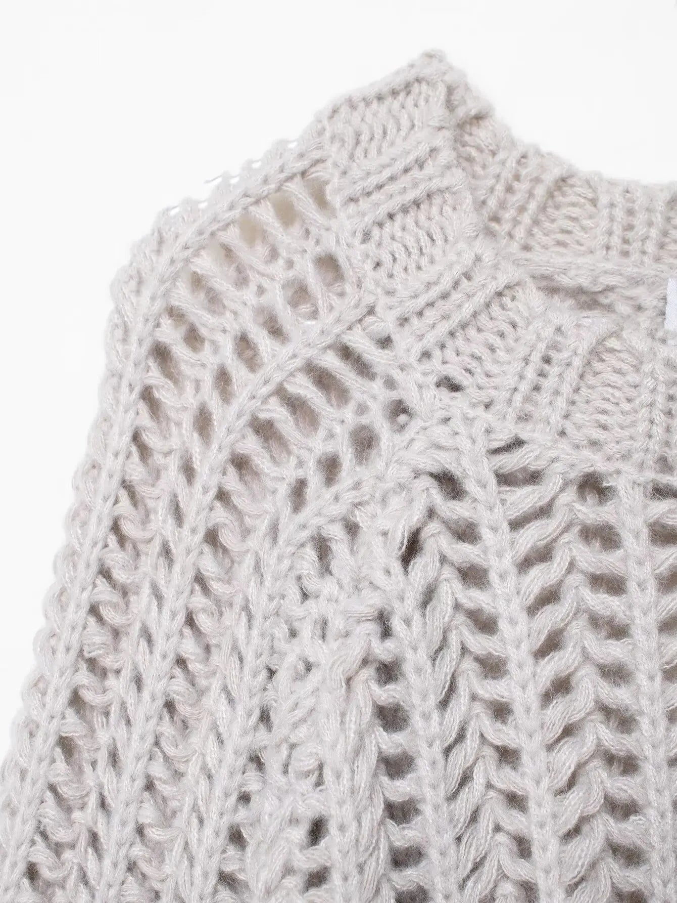 SHEA HOLLOW OUT SWEATER