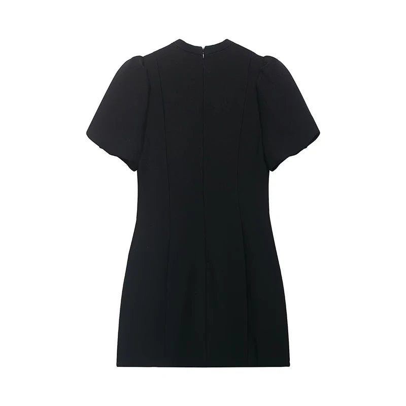 LENA PUFF SLEEVE MINI DRESS