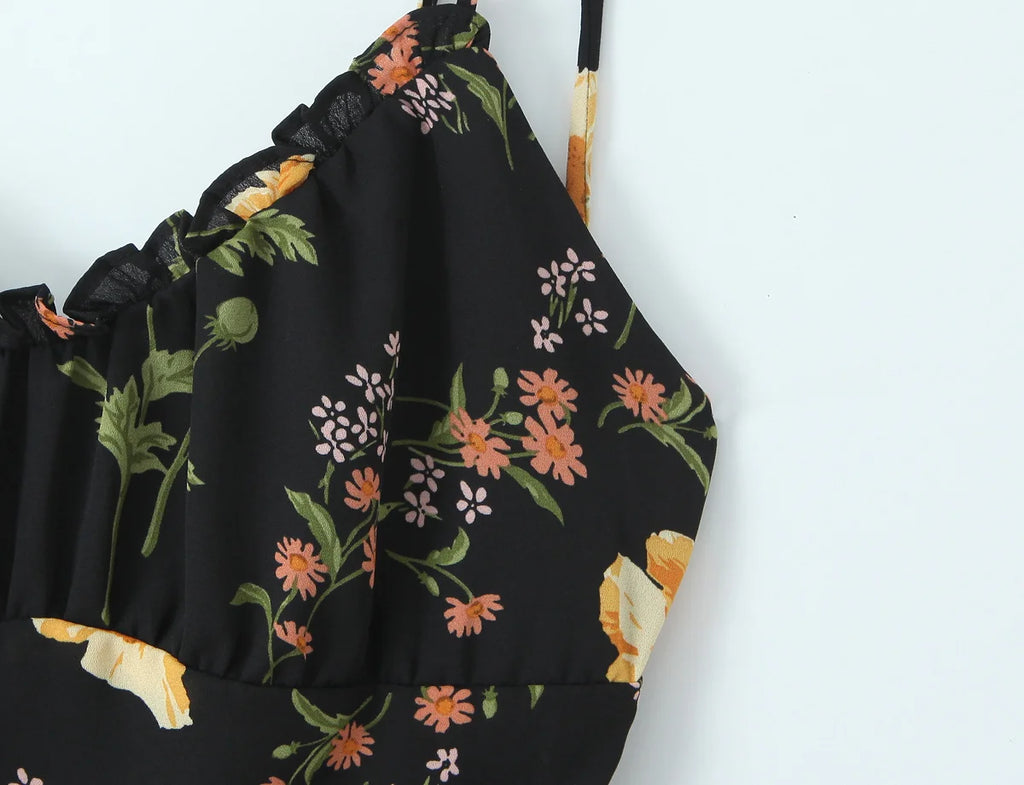 SARA FLORAL MINI DRES
