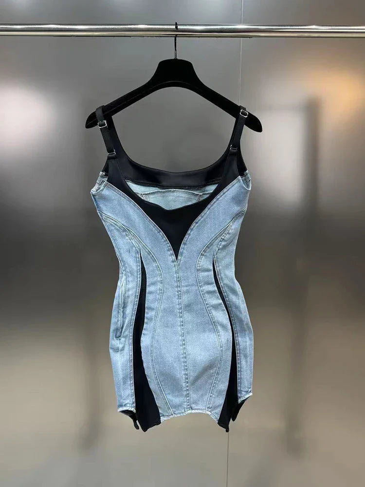 MATILDE DENIM MINI DRESS