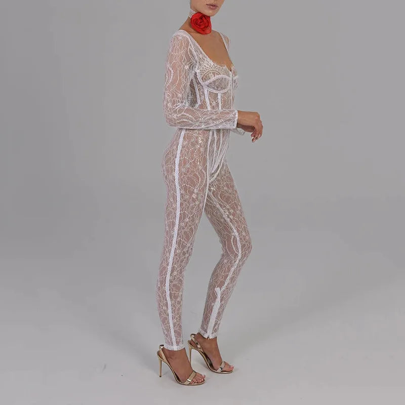 EMMY LACE JUMPSUIT