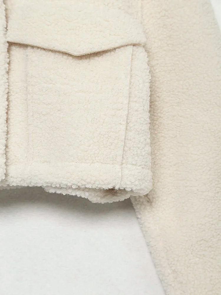 ZIA CROPPED FUR JACKET