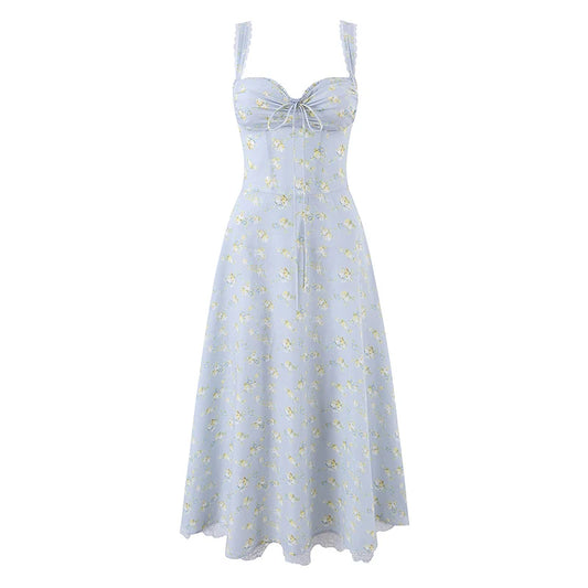 ZADEHA FLORAL MIDI DRESS
