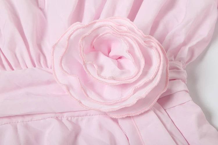 KRISTEN RUFFLE MINI DRESS