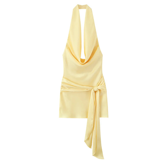 TERESIA SATIN MINI DRESS