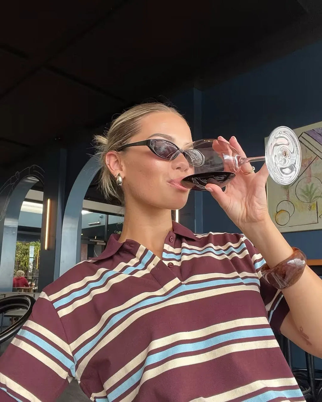 BEATRICE STRIPED T-SHIRT