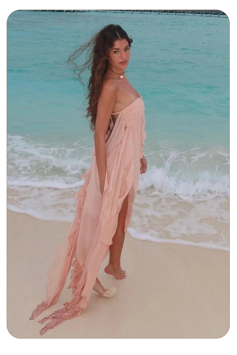 MORGAN RUFFLE DRESS