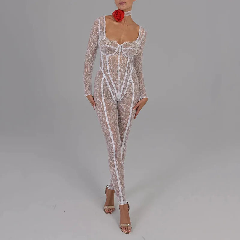 EMMY LACE JUMPSUIT