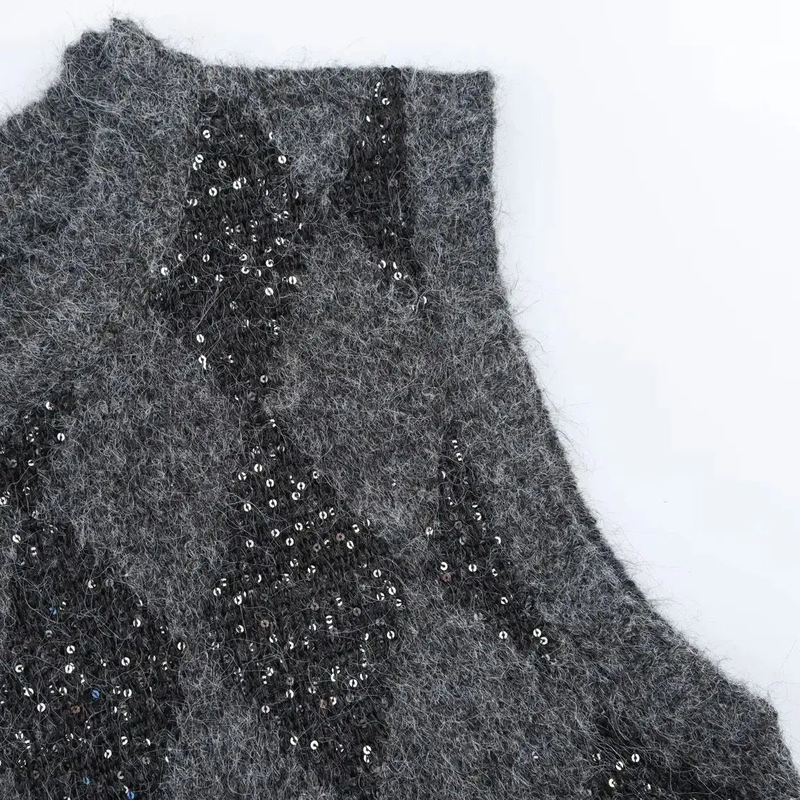 PLAID KNITTED SWEATER VEST