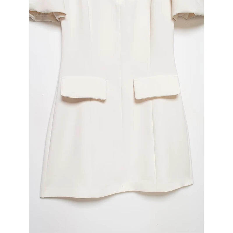 LENA PUFF SLEEVE MINI DRESS