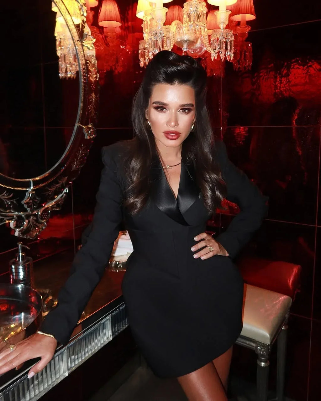 DAPHNE CINCHED WAIST DRESS