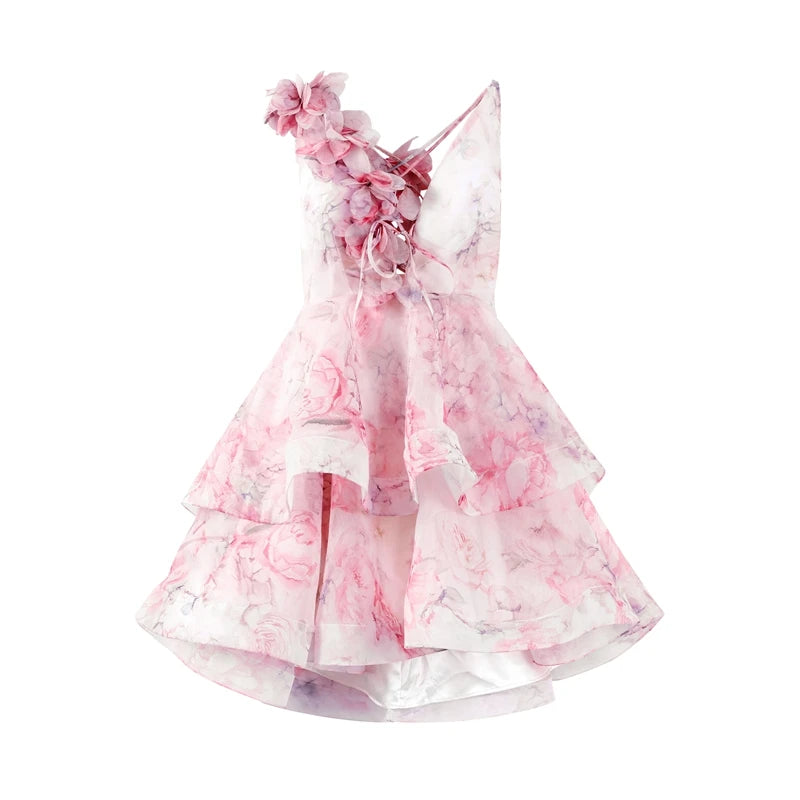 KAIA FLORAL MINI DRESS