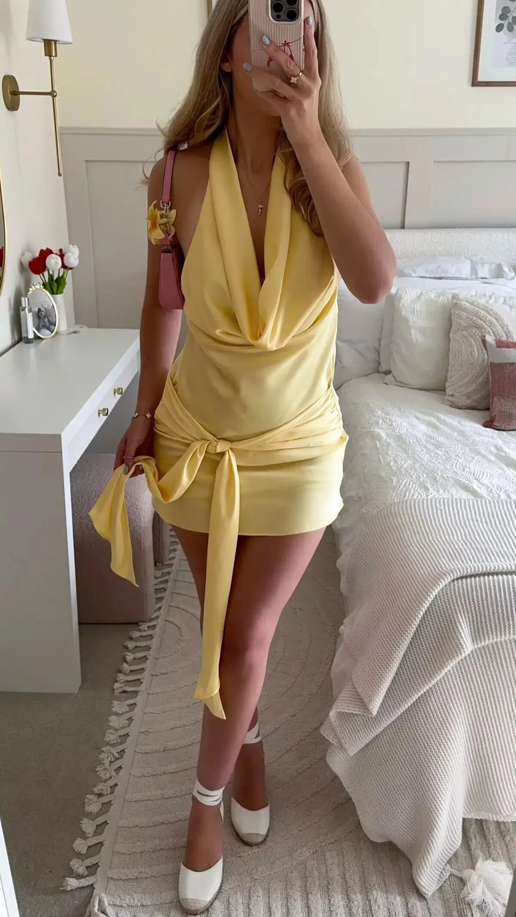 TERESIA SATIN MINI DRESS