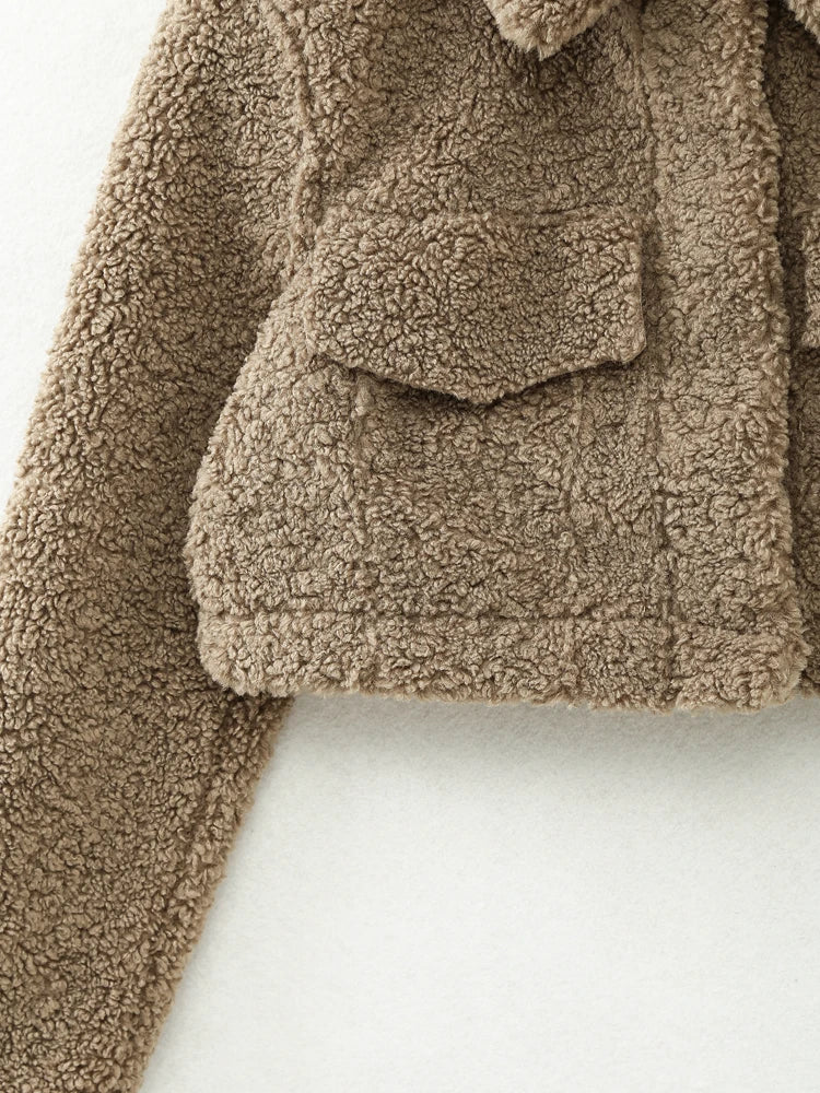 ZIA CROPPED FUR JACKET