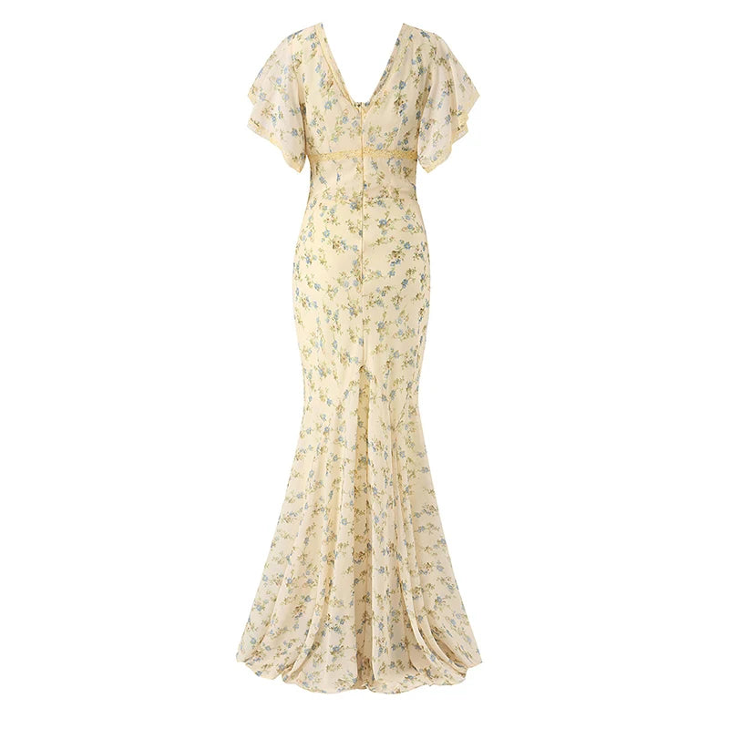 ALMA FLORAL MAXI DRESS