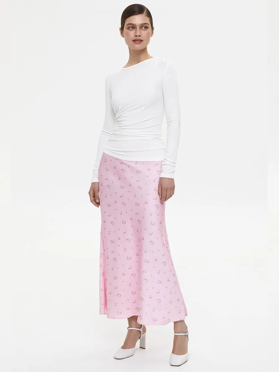 VIOLA SATIN SKIRT