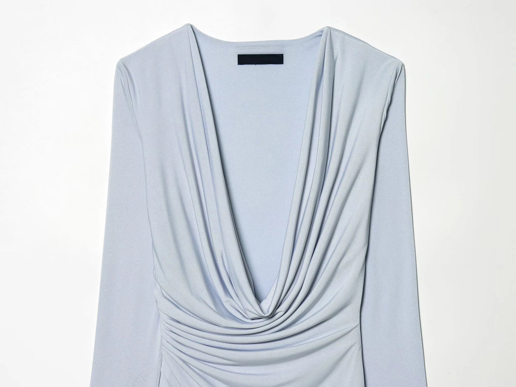 EDA DRAPED MINI DRESS