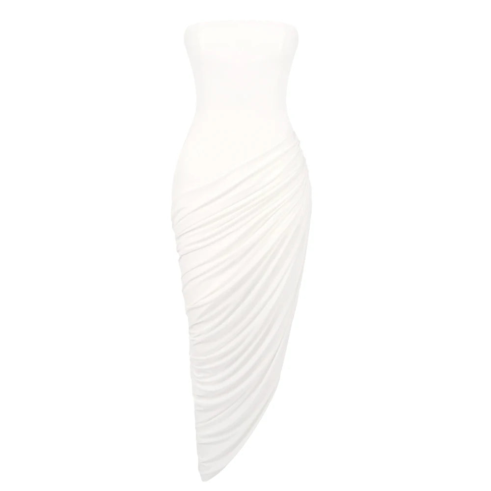 EMILIA DRAPED DRESS