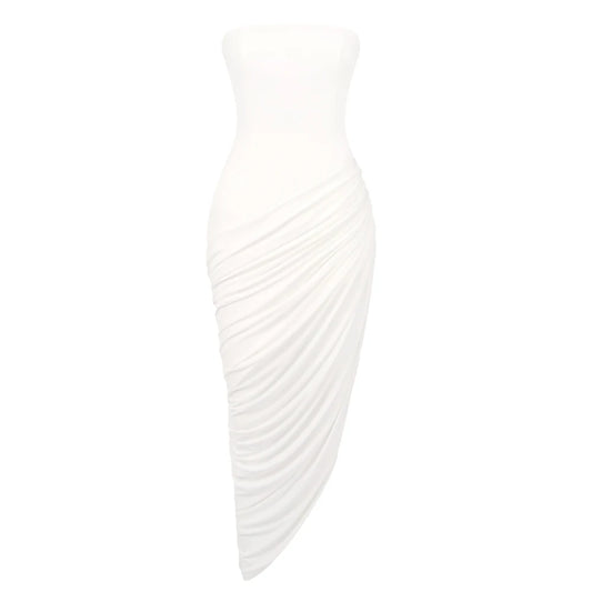 EMILIA DRAPED DRESS