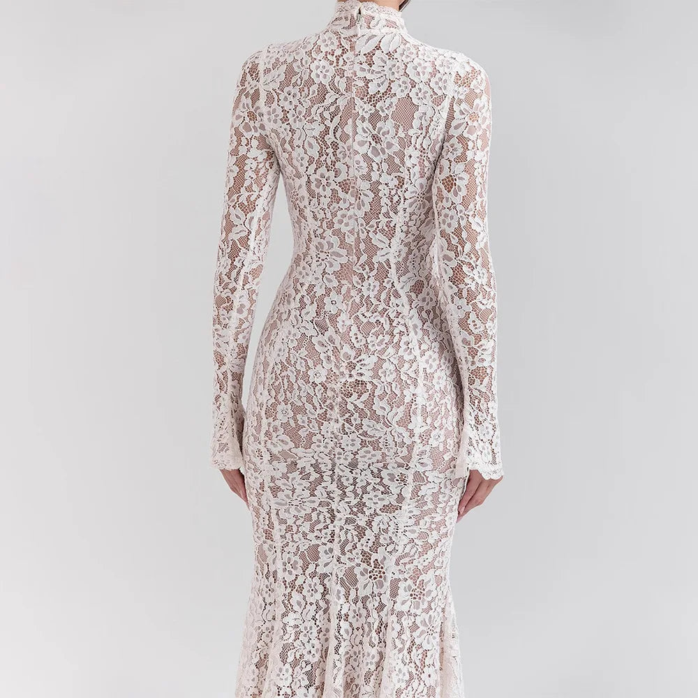 TEREYA LACE MAXI DRESS