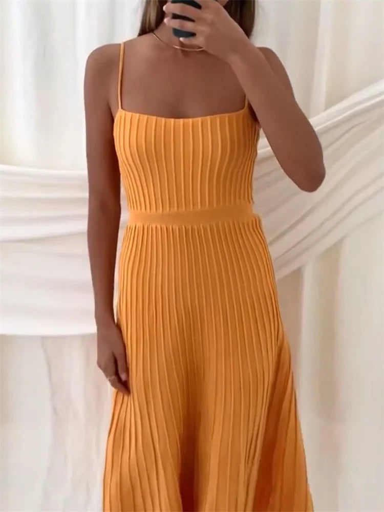 FREYA RIBBED MAXI DRESS