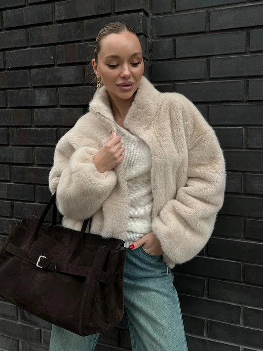 LOLA FAUX FUR JACKET