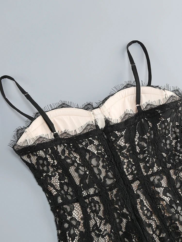 BRENDA LACE MAXI DRESS