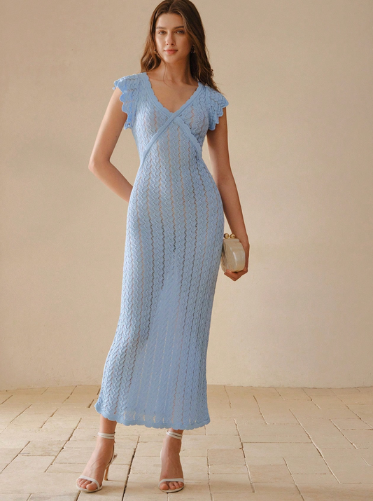 ALIZA KNITTED MIDI DRESS