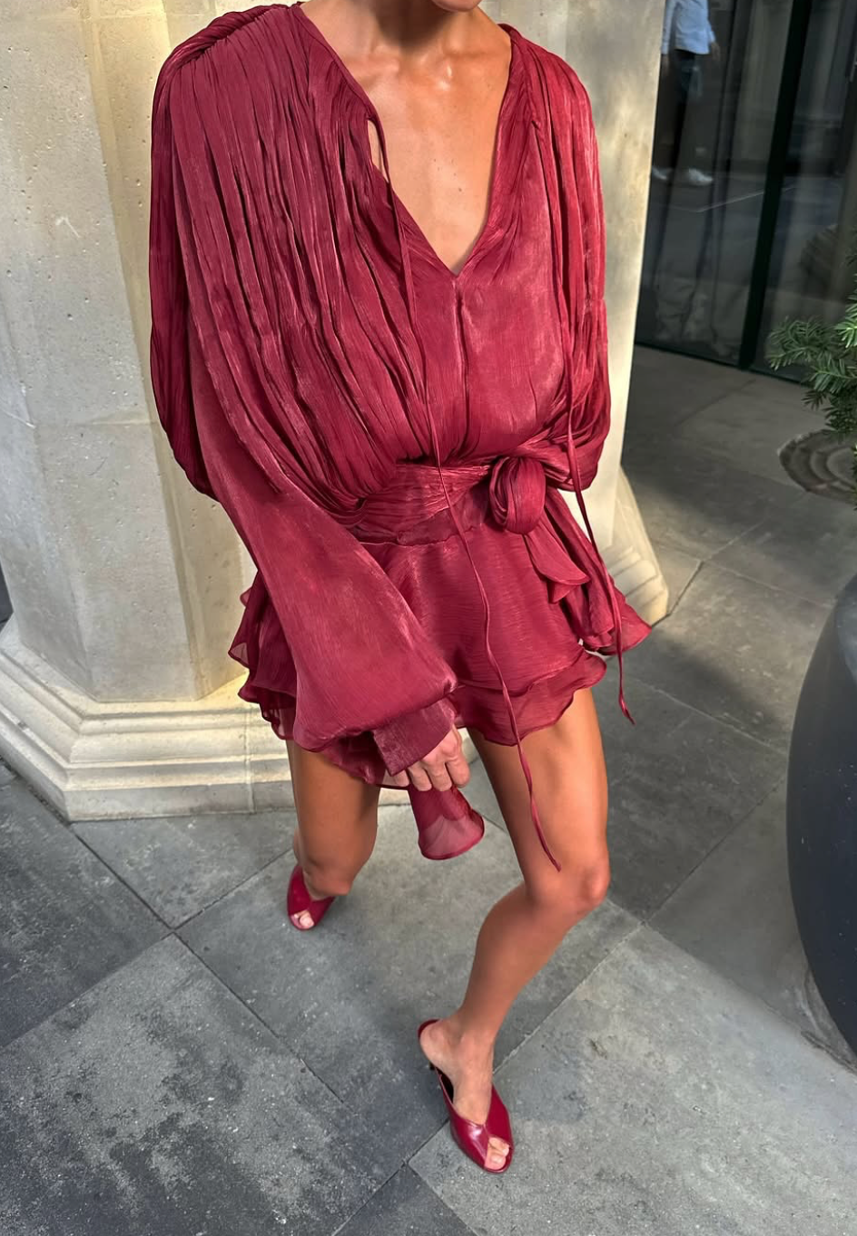 MIA RUFFLE MINI DRESS