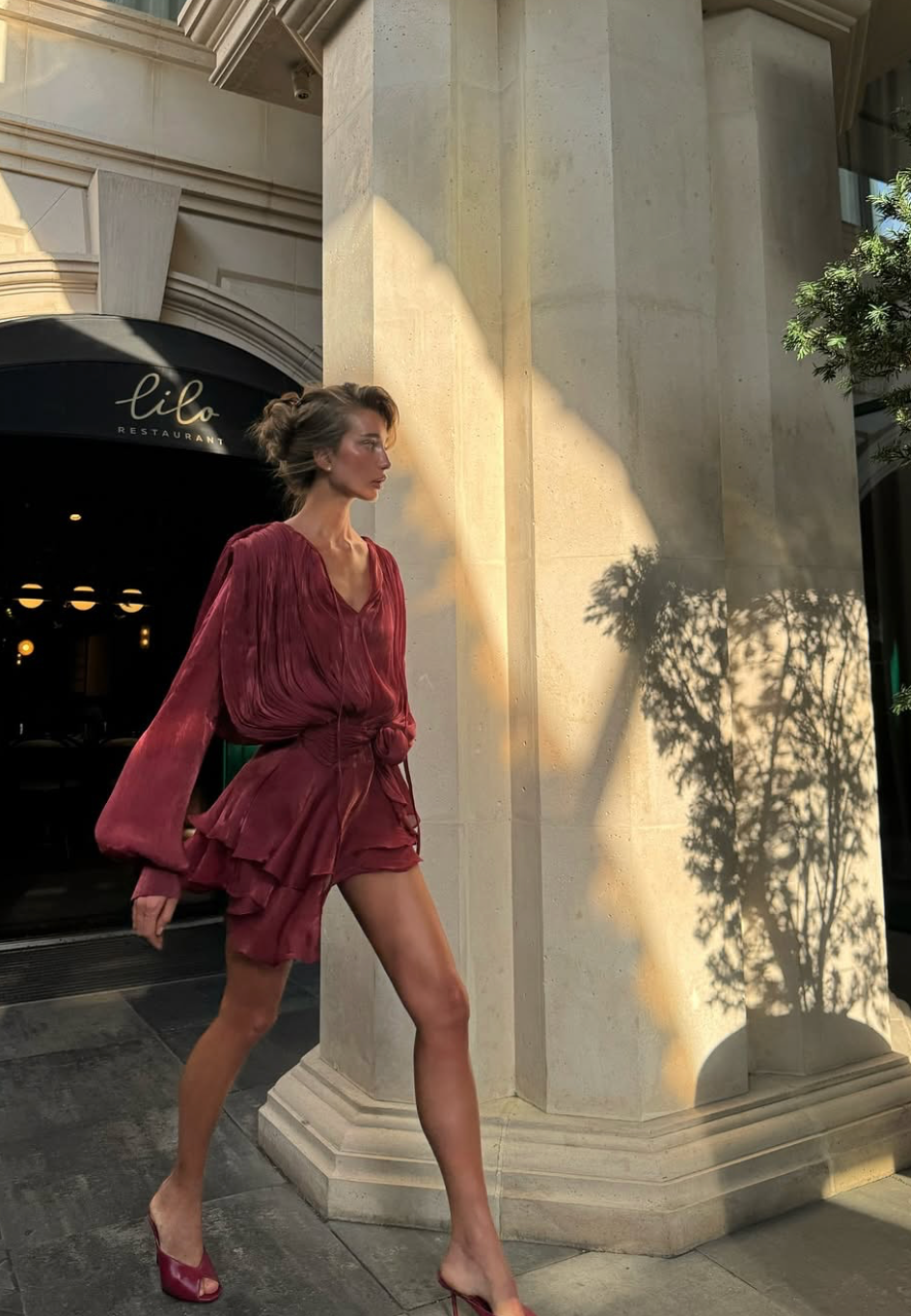 MIA RUFFLE MINI DRESS