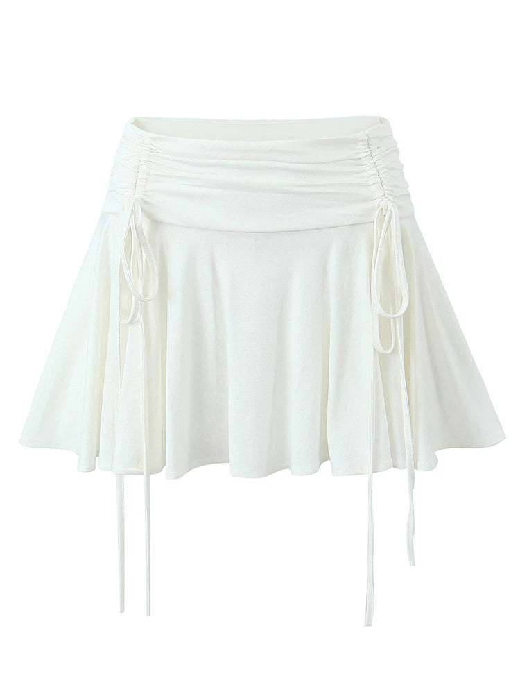 EMERSYN DRAWSTRING MINI SKORT