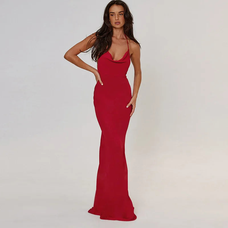 BENEDETTA BACKLESS MAXI DRESS