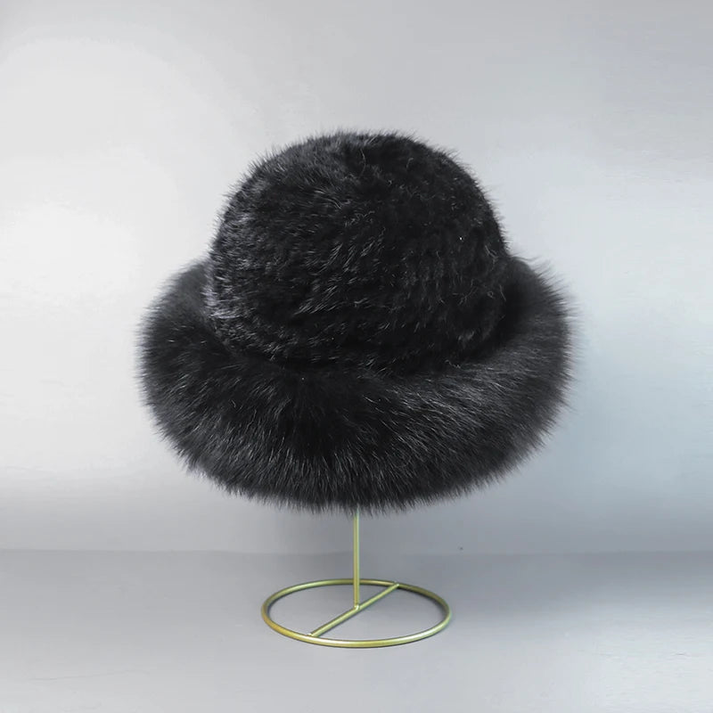 STELLA REAL MINK FUR CAP