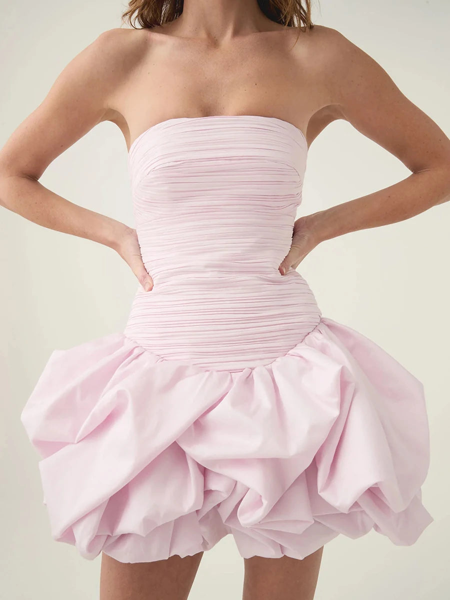 LANAI RUFFLE MINI DRESS