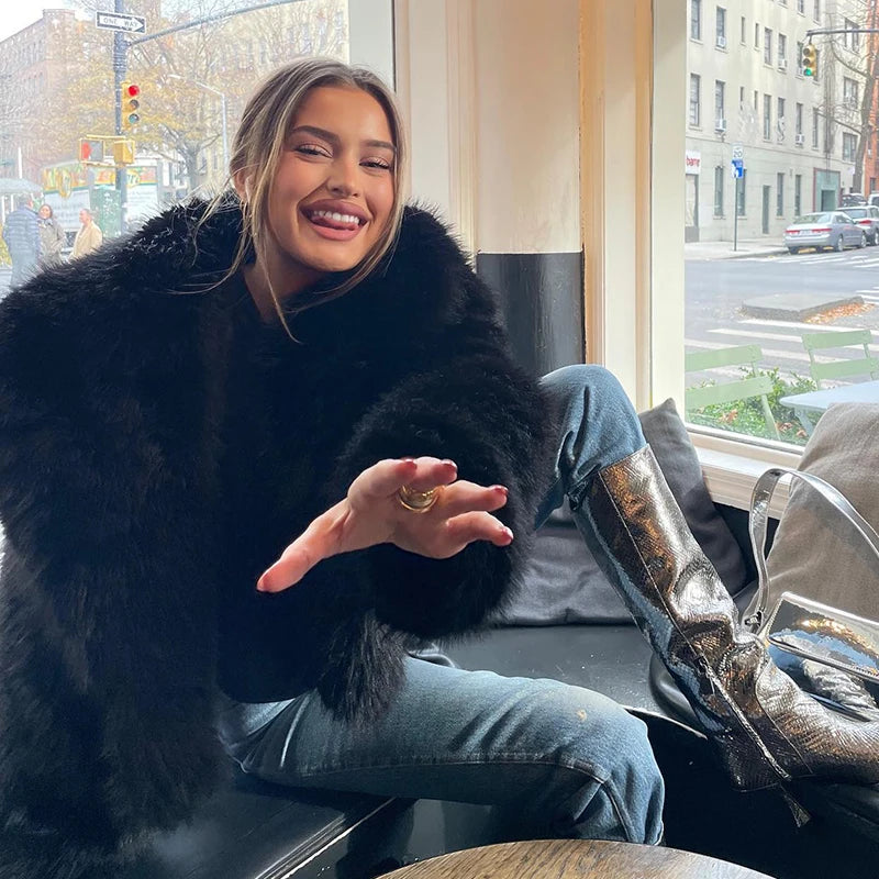 SAMONA FAUX FUR COAT