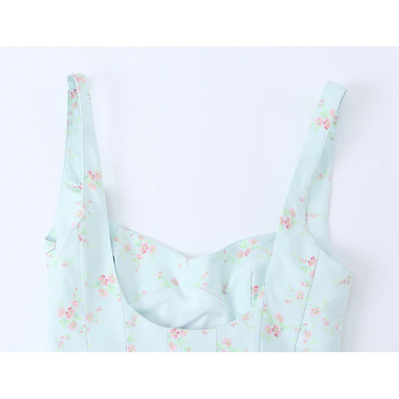 AMITU FLORAL MINI DRESS
