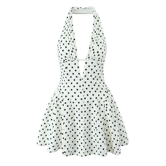 HARRIET POLKA DOT MINI DRESS
