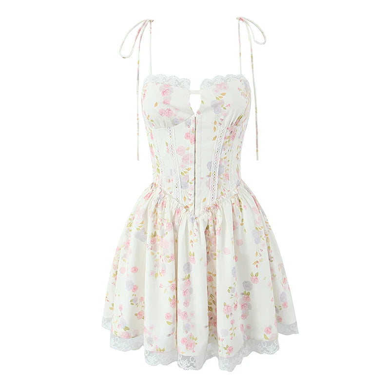 MONICA FLORAL MINI DRESS
