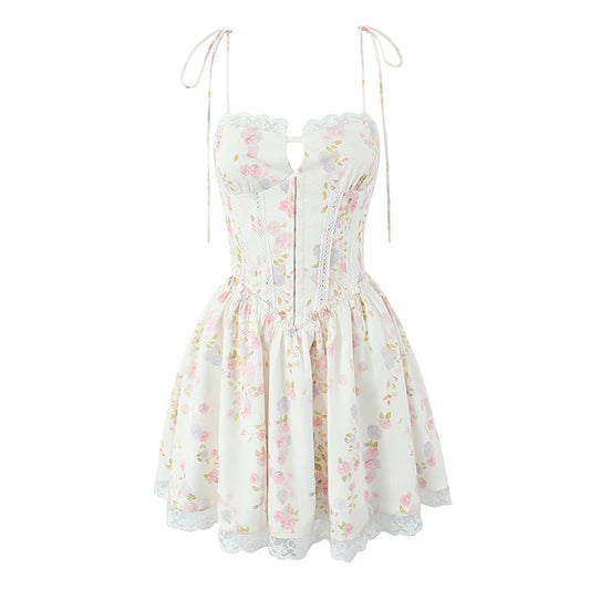 MONICA FLORAL MINI DRESS