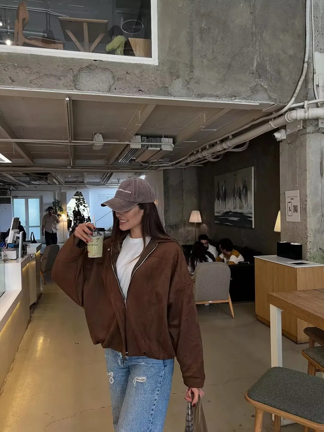 LILO SUEDE BOMBER JACKET