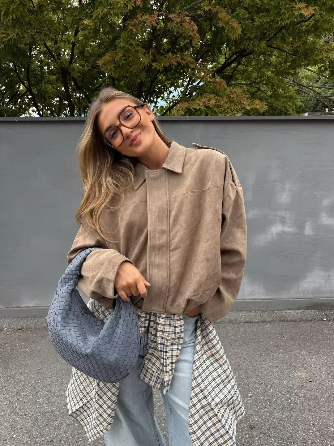 LILO SUEDE BOMBER JACKET