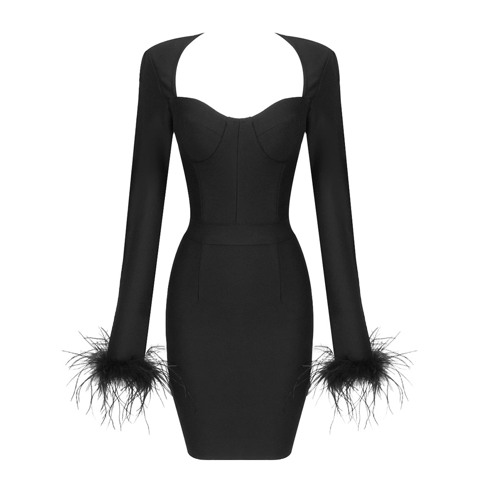 FAINA MINI DRESS BLACK
