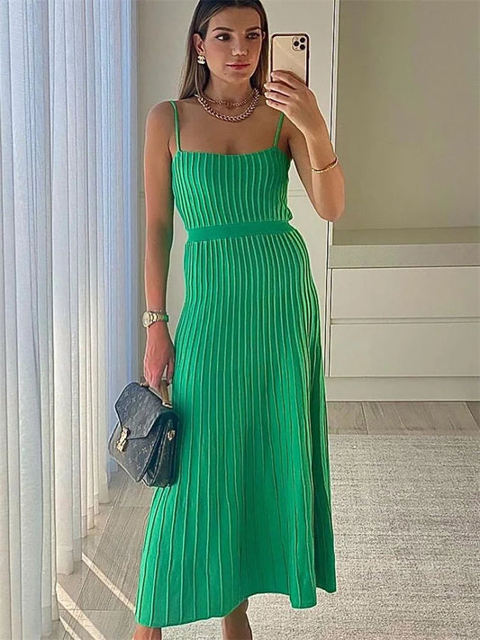 FREYA RIBBED MAXI DRESS