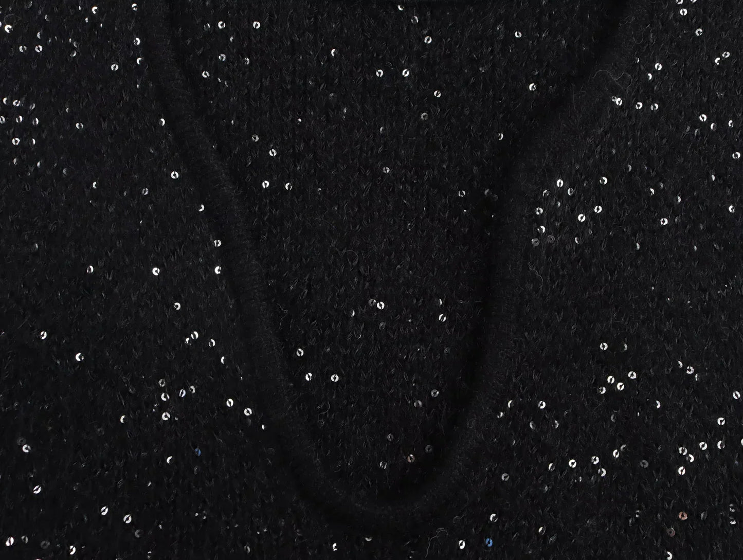 SEQUIN KNITTED SWEATER VEST