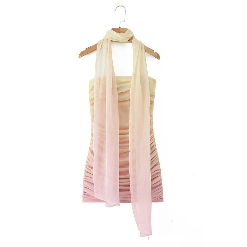 MICA MESH MINI DRESS